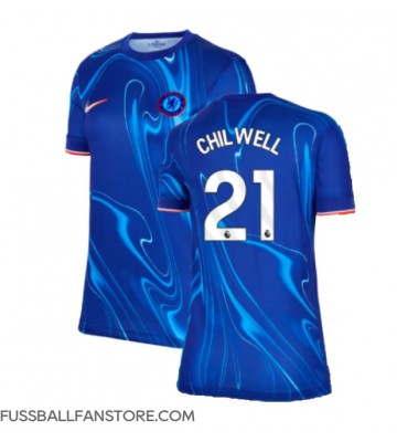 Chelsea Ben Chilwell #21 Replik Heimtrikot Damen 2024-25 Kurzarm